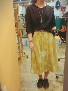 「rasox（ラソックス）のアイテム（ソックス/靴下）」を使った、あゆみさん（レディース・159cm）の夏コーディネート