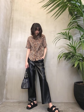 「PUBLUX（パブリュクス）のアイテム（その他）」を使った、Mさん（レディース・165cm）の春コーディネート