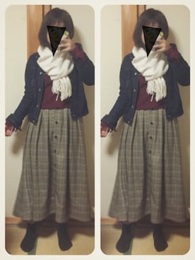 かなもさん（レディース・163cm）の冬コーディネート
