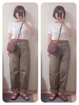「A land（エーランド）のアイテム」を使った、かなもさん（レディース・163cm）の秋コーディネート