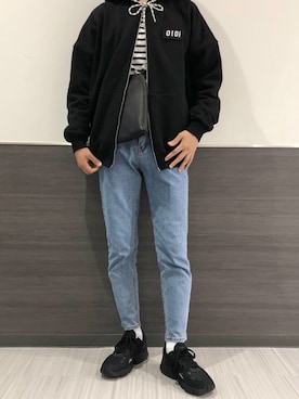 「5252（ゴーニーゴーニー）のアイテム」を使った、shunさん（メンズ・178cm）の春コーディネート