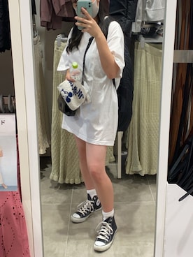 「Pink（ピンク）のアイテム」を使った、karen furuyaさん（レディース・156cm）の夏コーディネート