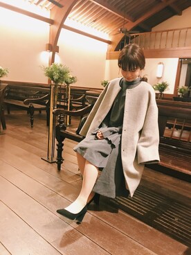 エリンギさん(レディース・153cm)の冬コーディネート