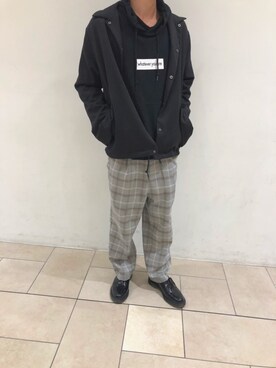 「アイテム（ブルゾン）」を使った、MASAYA    さん（メンズ・176cm・10代）の秋コーディネート