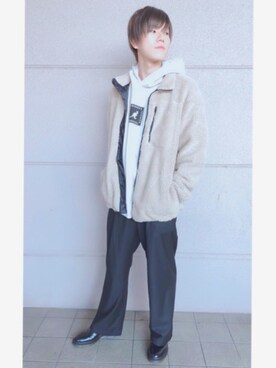 「アイテム（ブルゾン）」を使った、MASAYA    さん（メンズ・176cm・10代）の冬コーディネート