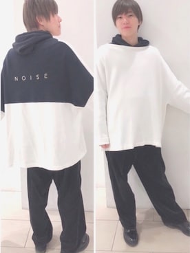 「NOISE MAKER（ノイズメーカー）のアイテム（スウェット）」を使った、MASAYA    さん（メンズ・176cm）の冬コーディネート