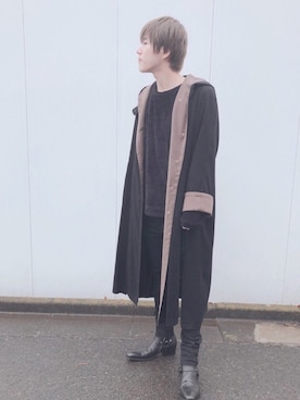 「Adam et Rope A・E・R（アダムエロペ）のアイテム（トップス）」を使った、MASAYA    さん（メンズ・176cm）の冬コーディネート