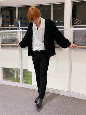 「OY（オーワイ）のアイテム（リング）」を使った、MASAYA    さん（メンズ・177cm）の春コーディネート