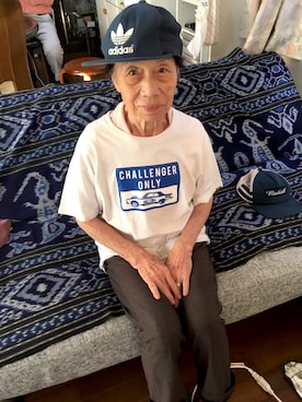 「challenger」｜伯母旦那さん（レディース・148cm）の秋コーディネート