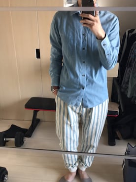 「GIGI（ジジ）のアイテム」を使った、Takenori  Watanabeさん（メンズ・180cm）の春コーディネート