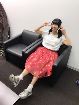 古川未鈴さん(レディース・165cm)の夏コーディネート