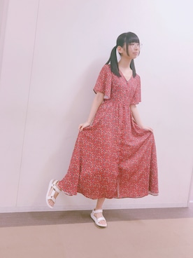 古川未鈴さん(レディース・165cm)の夏コーディネート