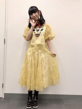 「Disaya（ディサヤ）のアイテム」を使った、古川未鈴さん（レディース・165cm）の冬コーディネート