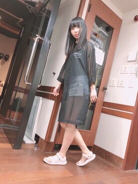 古川未鈴さん（レディース・165cm）の夏コーディネート