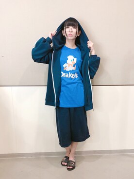 「eclipse（エクリプス）のアイテム」を使った、古川未鈴さん（レディース・165cm）の秋コーディネート