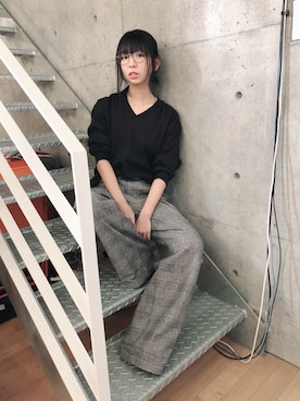 古川未鈴さん（レディース・165cm）の秋コーディネート