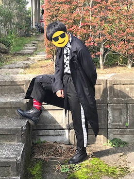 「rovtski」｜「アイテム（ブーツ）」を使った、shu_heyさん（メンズ・171cm）の秋コーディネート