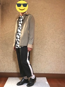 「CASPER JOHN（キャスパージョン）のアイテム（その他アウター）」を使った、shu_heyさん（メンズ・171cm）の秋コーディネート