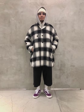 「adsr」｜「アイテム（帽子）」を使った、Seitaroさん（メンズ・173cm）の冬コーディネート