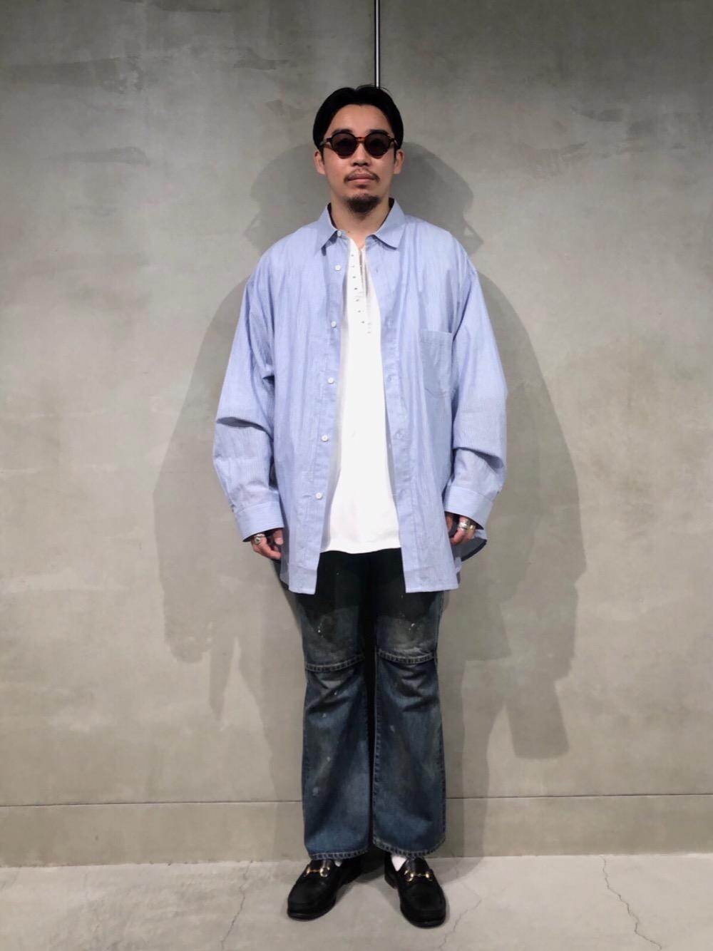 JieDa × monkey time＞ DAMAGE DENIM FLAIR PT/フレアデニムを使った