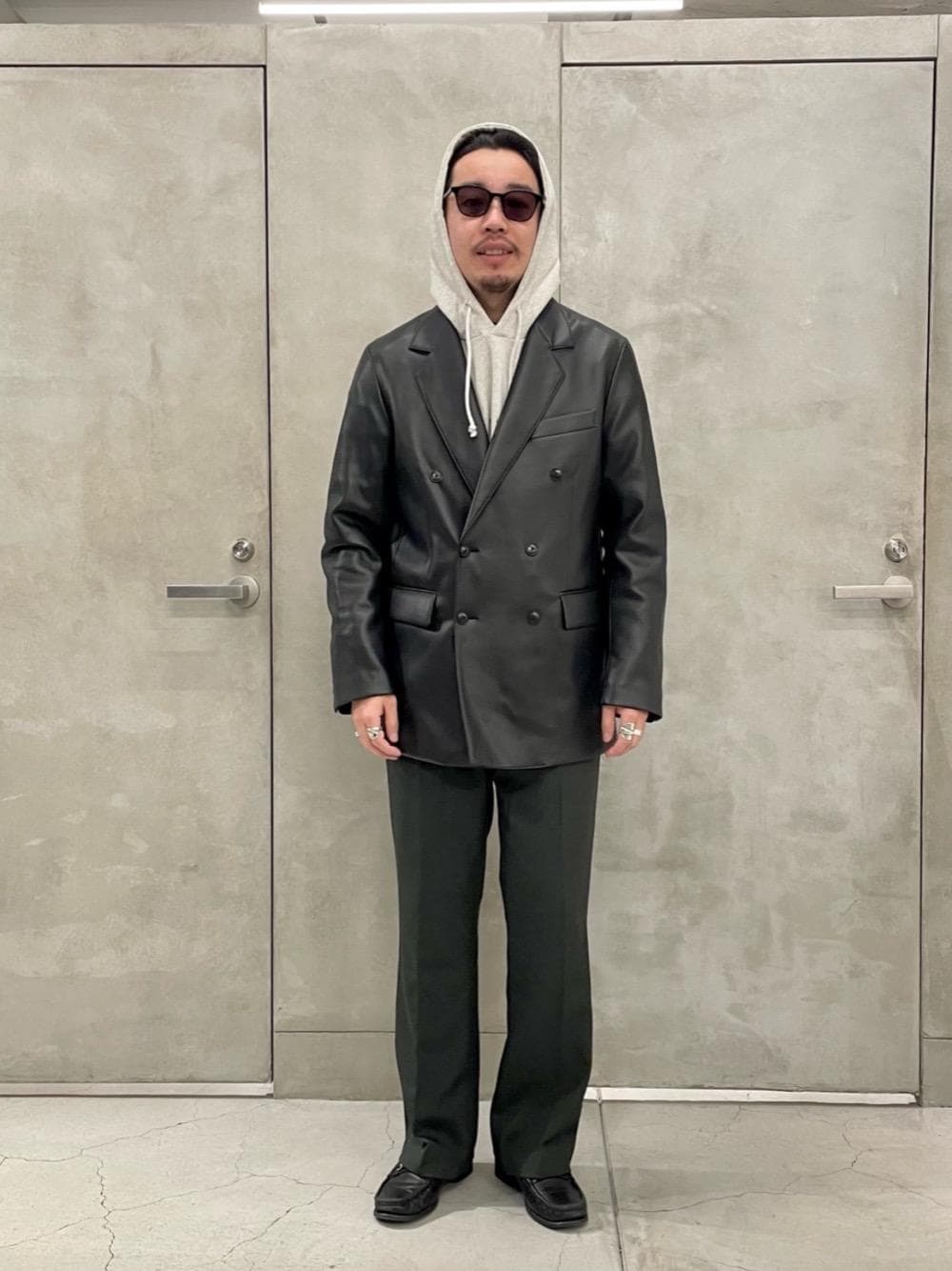 STRAIGHT SLACKS/ストレートスラックス【jieda】 JieDa スラックス 別注 WIDE ONE TUCK STRAIGHT SLACKS メンズ