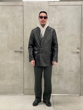 「MONKEY TIME（モンキータイム）のアイテム（テーラードジャケット）」を使った、Seitaroさん（メンズ・173cm）の秋コーディネート