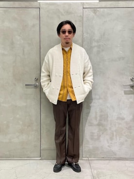「MONKEY TIME（モンキータイム）のアイテム（アクセサリー）」を使った、Seitaroさん（メンズ・173cm）の秋コーディネート