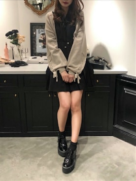 「アイテム（その他シューズ）」を使った、eatme-harajukustaff1さん（レディース・164cm）の春コーディネート