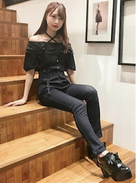 「ブラウスコーデ」｜eatme-harajukustaff1さん（レディース・164cm）の春コーディネート