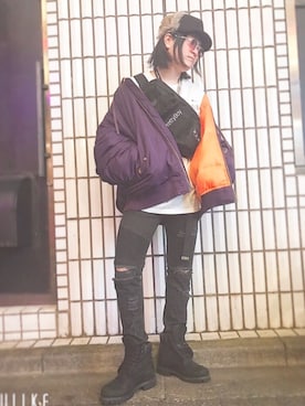 お見舞い SUPREME ボンバーキャップ フライトキャップ 赤/青/黒（2025年 帽子