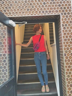 sakuyoshiさん（レディース・154cm）の夏コーディネート