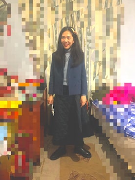 「HAZZYS（ ヘジス）のアイテム」を使った、Siennaさん（レディース・165cm）の冬コーディネート