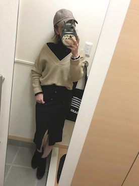「沖縄」｜「アイテム（ブーツ）」を使った、 は  なさん（レディース・156cm）の冬コーディネート