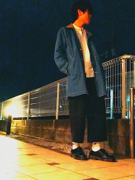 「Lee（リー）のアイテム（その他アウター）」を使った、こうたろうさん（メンズ・173cm）の春コーディネート