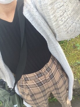 「coca（coca）（コカ）のアイテム（その他アウター）」を使った、chisatoさん（レディース・157cm）の春コーディネート