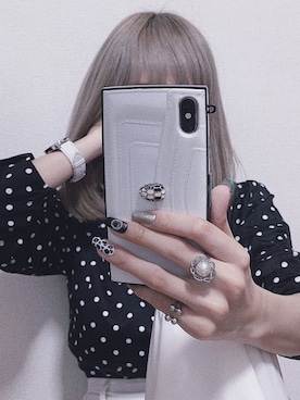 「Avail（アベイル）のアイテム（リング）」を使った、𝙷𝙰𝙽𝙰𝙺𝙸𝚈𝚄𝙺𝙾さん（レディース・157cm）の秋コーディネート