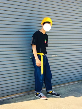 「URBAN RESEARCH（アーバンリサーチ）のアイテム（ニットキャップ/ビーニー）」を使った、sukaiさん（メンズ・169cm）の春コーディネート