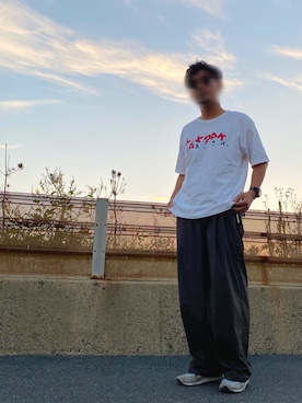 「YAKPAK（ヤックパック）のアイテム」を使った、タラおじさんさん（メンズ・174cm）の夏コーディネート