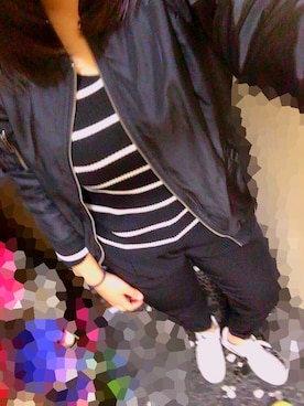 「NIKE（ナイキ）のNIKE/ナイキ グランドテラス 654495（スニーカー）」を使った、kaedeさん（レディース・156cm）の春コーディネート