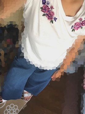 「INGIN」｜kaedeさん（レディース・156cm）の夏コーディネート