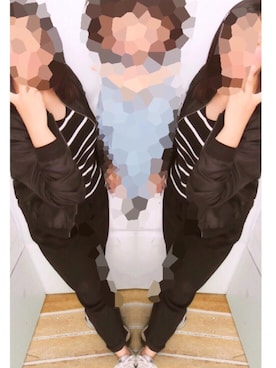 「NIKE（ナイキ）のNIKE/ナイキ グランドテラス 654495（スニーカー）」を使った、kaedeさん（レディース・156cm）の秋コーディネート