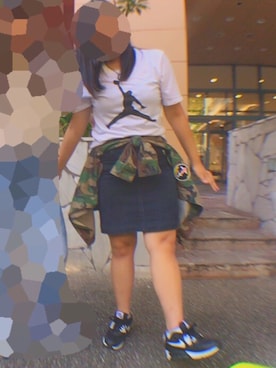 「NIKE NSW（ナイキエヌエスダブリュー）のアイテム」を使った、kaedeさん（レディース・156cm）の秋コーディネート