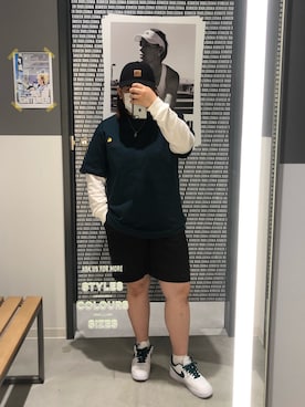 「アイテム（帽子）」を使った、kaedeさん（レディース・156cm・10代）の春コーディネート