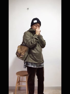 「AURALEE」｜チノパンマンさん（メンズ・164cm）の秋コーディネート