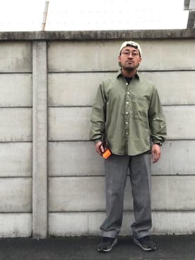 「AURALEE」｜チノパンマンさん（メンズ・164cm）の春コーディネート