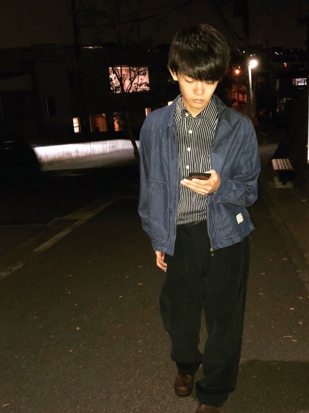 その他のその他、その他のその他を着用したメンズの秋コーディネートの1枚目の写真