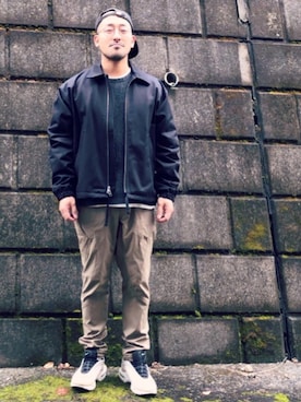 「nonnative（ノンネイティブ）のアイテム（ニット/セーター）」を使った、チノパンマンさん（メンズ・164cm）の冬コーディネート