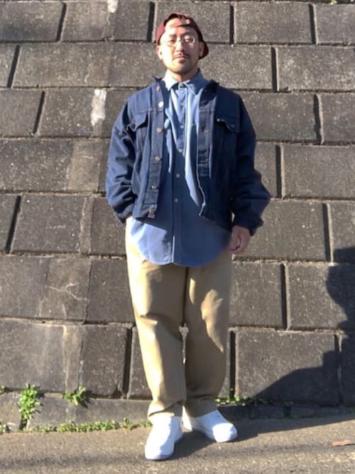 チノパンマン Levi Sのデニムジャケットを使ったコーディネート Wear