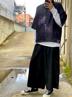 「unrelaxing（アンリラクシング）のアイテム（パンツ）」を使った、bb88nt26さん（メンズ・181cm）の春コーディネート