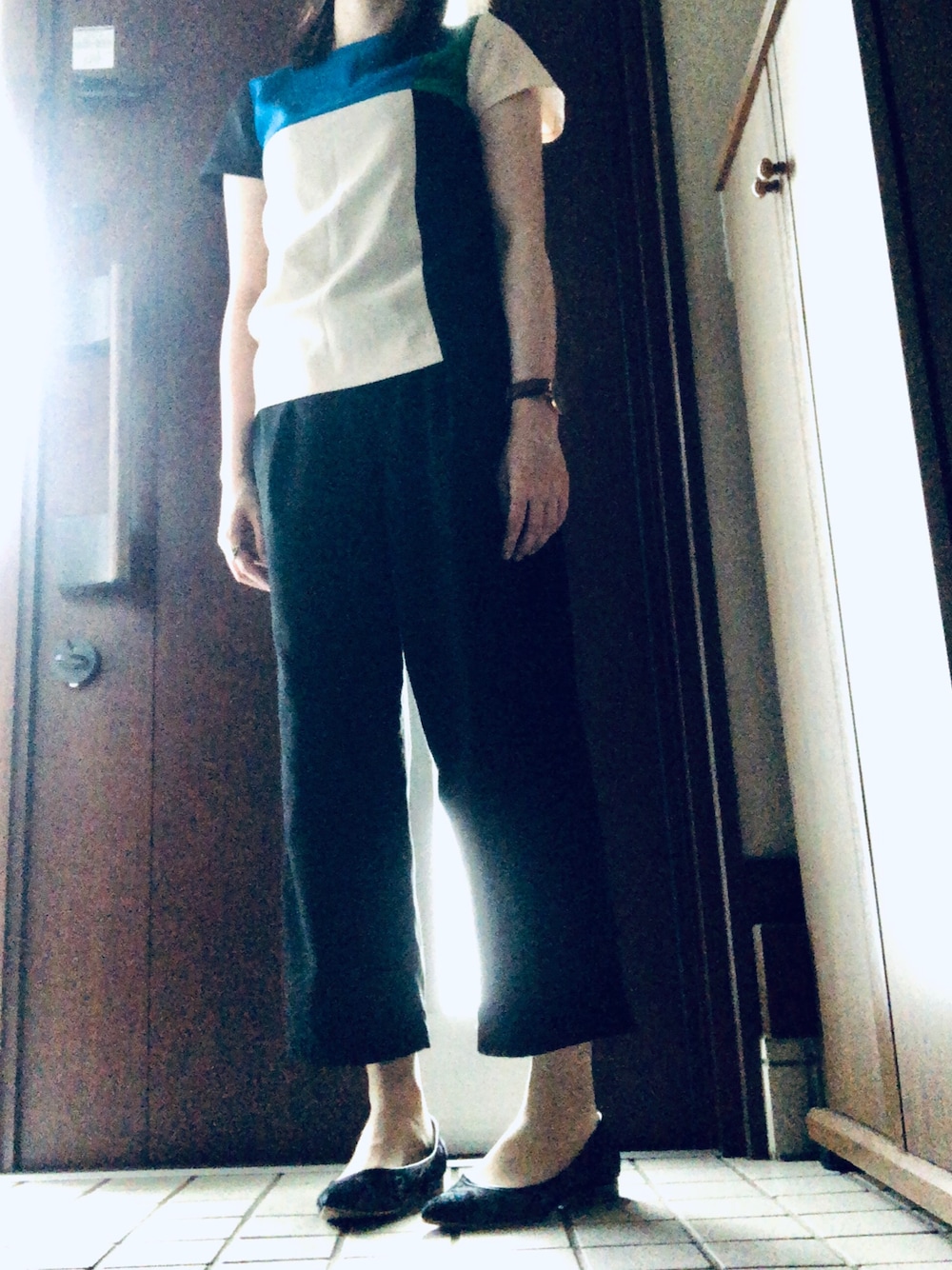 「日常」｜「kaorinomoriのアイテム（リング、ゴールド系）」を使った、chiyu:)さん（レディース・160cm）の夏コーディネートの1枚目の写真